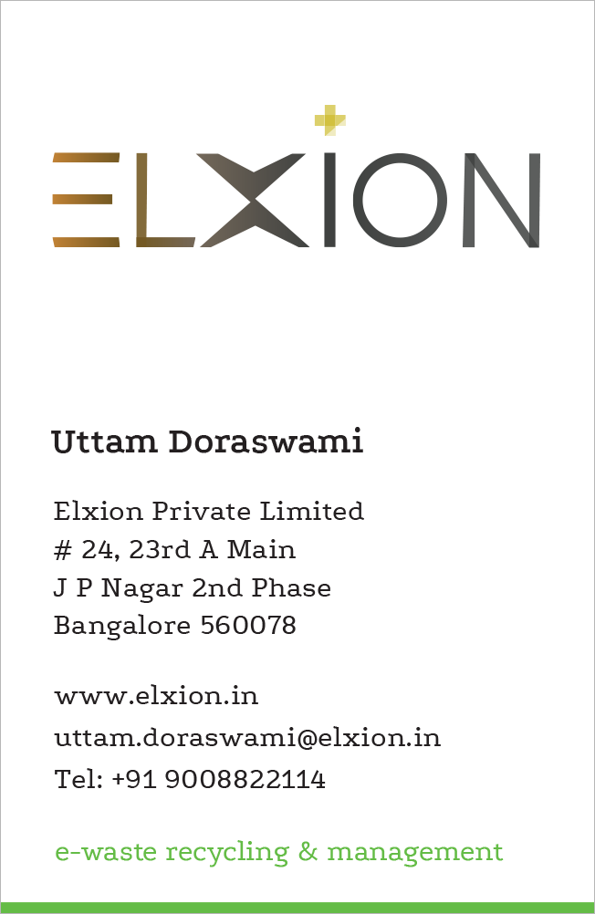Elxion business card front